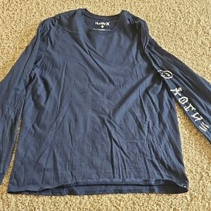 Hurley Men's Deep Blue Long Sleeve Tee
